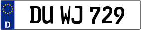 Truck License Plate